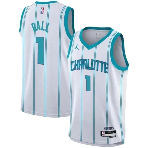 Robusto LaMelo Ball Charlotte Hornets Nike Youth Swingman Jersey Association Edition White  per i Fan Veri