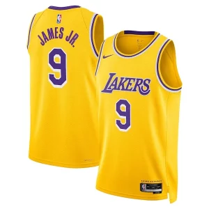 Magnifico Attraente Elegante Bronny James Los Angeles Lakers Nike Unisex 2024 Offseason Addition Nike Swingman Jersey Gold  per i Fan Veri
