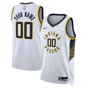 Pratico Sofisticato Attraente Indiana Pacers Nike Unisex Swingman Custom Jersey White Association Edition  per i Fan Veri