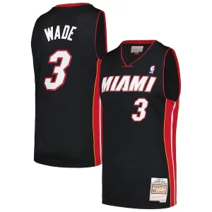 Cool Dwyane Wade Miami Heat 2012/13 Hardwood Classics Swingman Jersey Black  per i Fan Veri