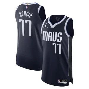 Duraturo Magnifico Meraviglioso Luka Dončić Dallas Mavericks Jordan Brand Authentic Player Jersey Statement Edition Navy  per i Fan Veri