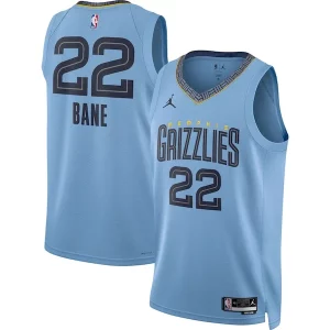 Incantevole Duraturo Desmond Bane Memphis Grizzlies Jordan Brand Unisex Swingman Jersey Statement Edition Light Blue  per i Fan Veri