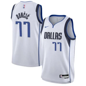 Prestigioso Meraviglioso Robusto Luka Dončić Dallas Mavericks Nike Youth Swingman Jersey Association Edition White  per i Fan Veri