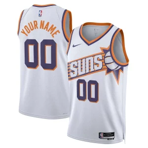 Accattivante Meraviglioso Fantastico Phoenix Suns Nike Unisex Swingman Custom Jersey White Association Edition  per i Fan Veri