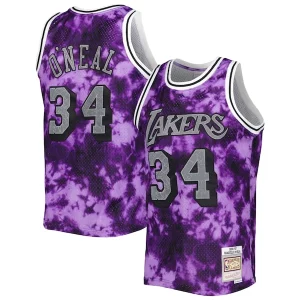 Attraente Shaquille O'Neal Los Angeles Lakers 1996/97 Galaxy Swingman Jersey Purple  per i Fan Veri