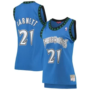 Fascinante Stupendo Duraturo Kevin Garnett Minnesota Timberwolves Women's Hardwood Classics Swingman Jersey Blue  per i Fan Veri