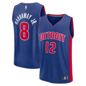 Accattivante Trendy Meraviglioso Tim Hardaway Jr. Detroit Pistons Fast Break Replica Player Jersey Icon Edition Blue  per i Fan Veri