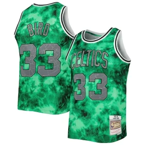 Gorgeous Larry Bird Boston Celtics 1985/86 Galaxy Swingman Jersey Kelly Green  per i Fan Veri