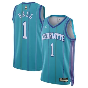 Resistente Duraturo LaMelo Ball Charlotte Hornets Jordan Brand Unisex 2023/24 Swingman Replica Jersey Classic Edition Teal  per i Fan Veri