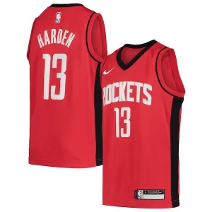 Carino Prestigioso Duraturo James Harden Houston Rockets Nike Youth Team Swingman Jersey Icon Edition Red  per i Fan Veri