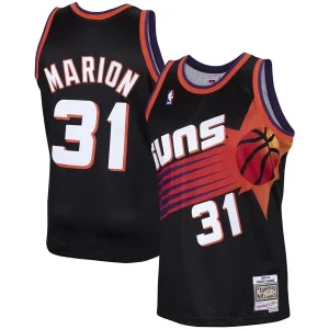 Attraente Comodo Robusto Shawn Marion Phoenix Suns 1999/00 Hardwood Classics Swingman Jersey Black  per i Fan Veri