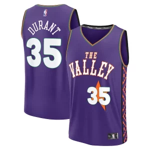 Splendido Duraturo Kevin Durant Phoenix Suns Youth 2024/25 Fast Break Player Jersey City Edition Purple  per i Fan Veri