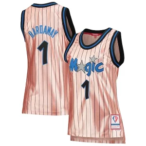Resistente Penny Hardaway Orlando Magic Women's 75th Anniversary Rose Gold 1993 Swingman Jersey Pink  per i Fan Veri