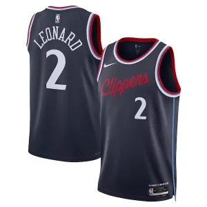 Splendido Kawhi Leonard LA Clippers Nike Unisex 2024/25 Swingman Jersey Navy Icon Edition  per i Fan Veri