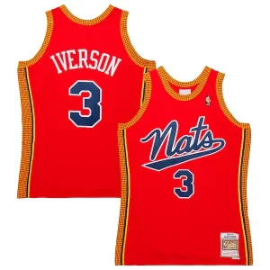 Sofisticato Eccezionale Allen Iverson Philadelphia 76ers 2004/05 Hardwood Classics Swingman Jersey Red  per i Fan Veri