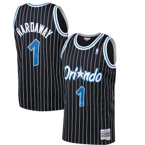 Robusto Penny Hardaway Orlando Magic Hardwood Classics Swingman Jersey Black  per i Fan Veri
