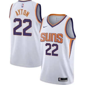 Prestigioso Deandre Ayton Phoenix Suns Nike Youth Swingman Jersey Association Edition White/Purple  per i Fan Veri