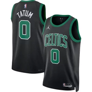 Moderno Eccezionale Jayson Tatum Boston Celtics Jordan Brand Unisex Swingman Jersey Statement Edition Black  per i Fan Veri