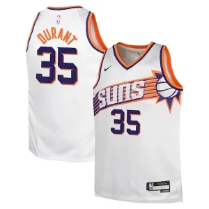 Fascinante Kevin Durant Phoenix Suns Nike Youth Swingman Jersey Association Edition White  per i Fan Veri