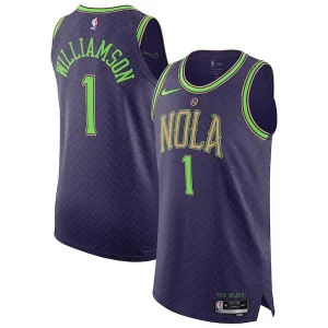 Stupendo Splendido Fantastico Zion Williamson New Orleans Pelicans Nike 2024/25 Authentic Player Jersey City Edition Purple  per i Fan Veri