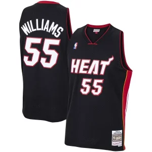 Trendy Carino Magnifico Jason Williams Miami Heat 2005/06 Hardwood Classics Swingman Jersey Black  per i Fan Veri
