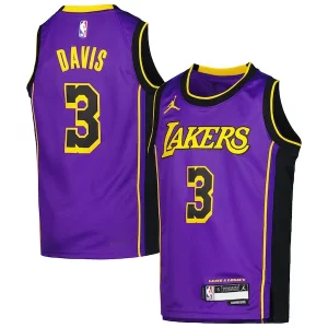 Delizioso Gorgeous Anthony Davis Los Angeles Lakers Jordan Brand Youth Swingman Jersey Statement Edition Purple  per i Fan Veri