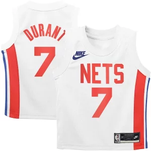 Ottimo Accattivante Fascinante Kevin Durant Brooklyn Nets Nike Preschool 2022/23 Swingman Jersey White Classic Edition  per i Fan Veri
