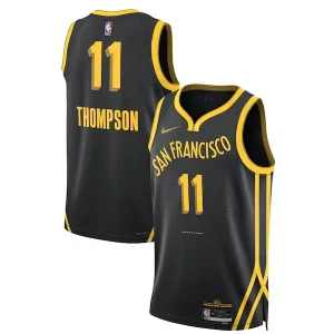 Magnifico Klay Thompson Golden State Warriors Nike Unisex 2023/24 Swingman Jersey Black City Edition  per i Fan Veri