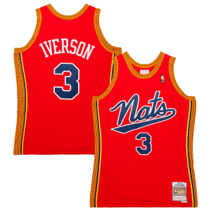 Sofisticato Classico Raffinato Allen Iverson Philadelphia 76ers 2004/05 Hardwood Classics Swingman Jersey Red  per i Fan Veri