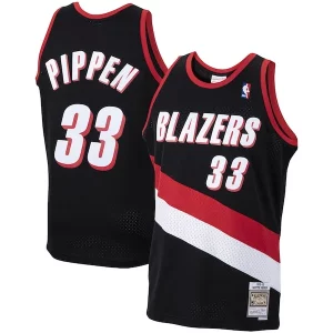 Meraviglioso Gorgeous Bellissimo Scottie Pippen Portland Trail Blazers 1999/00 Hardwood Classics Swingman Jersey Black  per i Fan Veri