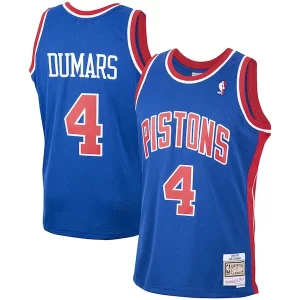 Comodo Moderno Classico Joe Dumars Detroit Pistons 1988/89 Hardwood Classics Swingman Jersey Blue  per i Fan Veri