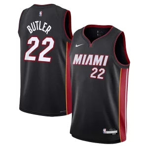 Classico Eccezionale Prestigioso Jimmy Butler Miami Heat Nike Youth Swingman Jersey Icon Edition Black  per i Fan Veri