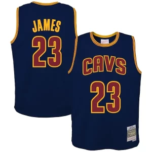 Carino Meraviglioso LeBron James Cleveland Cavaliers Youth 2008/09 Hardwood Classics Swingman Jersey Navy  per i Fan Veri
