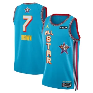 Stupendo Jaylen Brown Nike Unisex 2025 NBA All Star Game Swingman Player Jersey Light Blue  per i Fan Veri