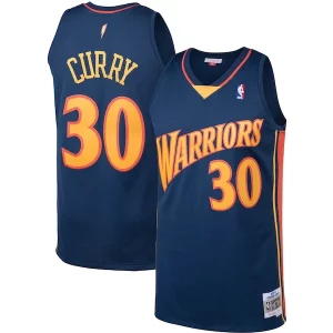 Fantastico Splendido Comodo Stephen Curry Golden State Warriors 2009/10 Big & Tall Hardwood Classics Swingman Jersey Navy  per i Fan Veri