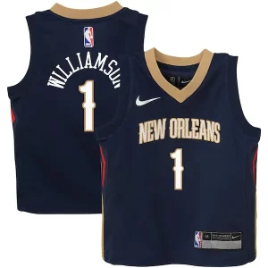 Pratico Sofisticato Attraente Zion Williamson New Orleans Pelicans Nike Preschool Swingman Player Jersey Icon Edition Navy  per i Fan Veri