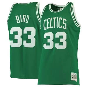 Stupendo Gorgeous Larry Bird Boston Celtics Hardwood Classics Swingman Jersey Kelly Green/White  per i Fan Veri