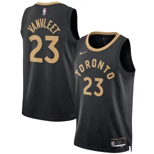 Delizioso Fred VanVleet Toronto Raptors Nike Unisex 2022/23 Swingman Jersey City Edition Black  per i Fan Veri