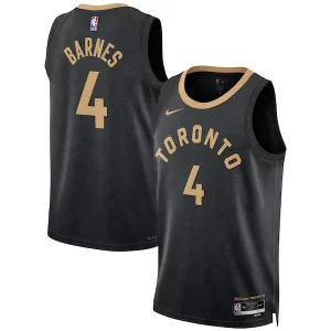 Delizioso Attraente Scottie Barnes Toronto Raptors Nike Unisex 2022/23 Swingman Jersey City Edition Black  per i Fan Veri