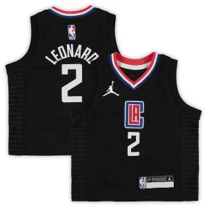 Magnifico Moderno Kawhi Leonard LA Clippers Jordan Brand Toddler 2020/21 Jersey Black Statement Edition  per i Fan Veri