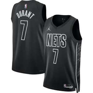 Fascinante Kevin Durant Brooklyn Nets Jordan Brand Unisex Swingman Jersey Statement Edition Black  per i Fan Veri