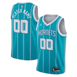 Fantastico Carino Fascinante Charlotte Hornets Jordan Brand 2020/21 Swingman Custom Jersey Icon Edition Teal  per i Fan Veri