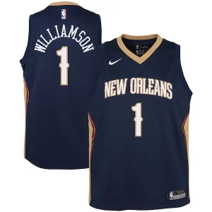 Delizioso Bellissimo Zion Williamson New Orleans Pelicans Nike Youth Swingman Jersey Icon Edition Navy/White  per i Fan Veri
