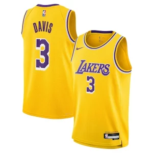 Magnifico Anthony Davis Los Angeles Lakers Nike Youth Swingman Jersey Icon Edition Gold  per i Fan Veri