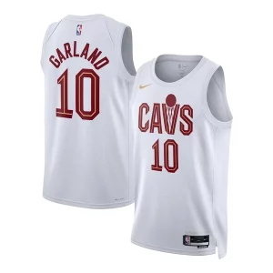 Bellissimo Incantevole Pratico Darius Garland Cleveland Cavaliers Nike Unisex Swingman Jersey Association Edition White/Wine  per i Fan Veri