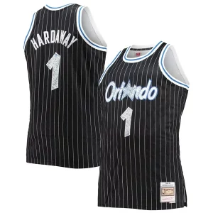 Ottimo Penny Hardaway Orlando Magic Big & Tall 1994/95 NBA 75th Anniversary Diamond Swingman Jersey Black  per i Fan Veri