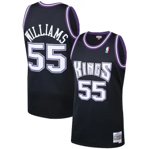 Cool Magnifico Jason Williams Sacramento Kings 2000/01 Hardwood Classics Swingman Jersey Black  per i Fan Veri