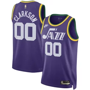 Incantevole Duraturo Jordan Clarkson Utah Jazz Nike Unisex Swingman Replica Jersey Classic Edition Purple  per i Fan Veri
