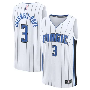 Meraviglioso Raffinato Fascinante Kentavious Caldwell Pope Orlando Magic Youth Fast Break Replica Player Jersey Association Edition White  per i Fan Veri