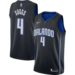 Incantevole Jalen Suggs Orlando Magic Nike Youth Swingman Jersey Icon Edition Black  per i Fan Veri